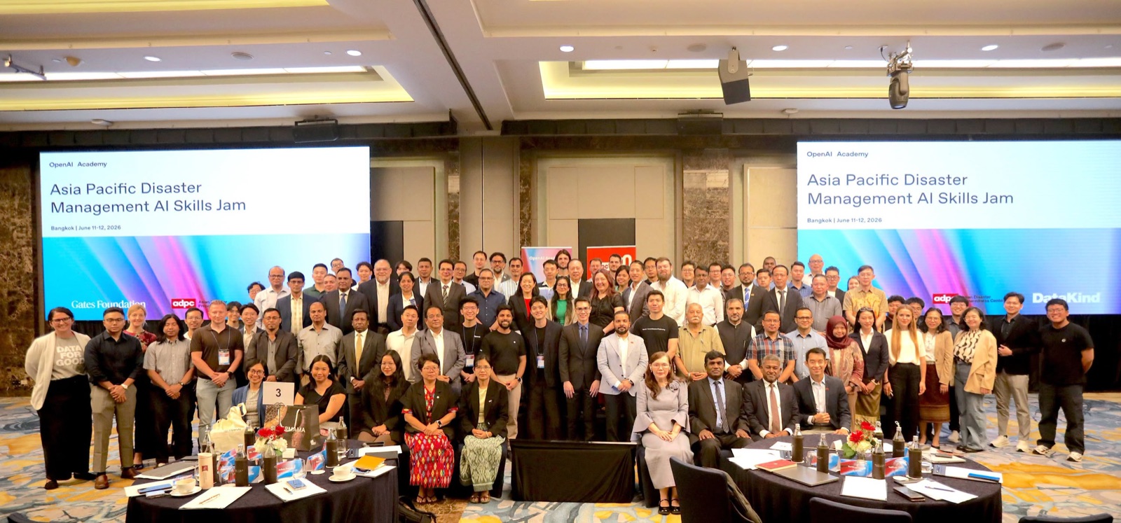 Participants at the Asia Pacific Disaster Management AI Skills Jam